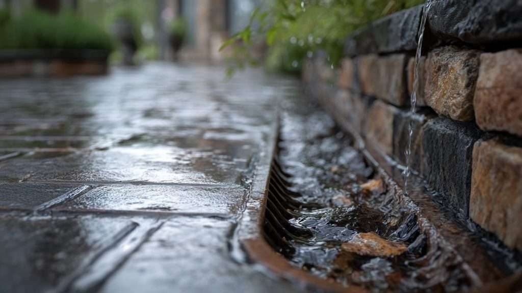 Caniveau pluvial : arrêtez l'eau qui stagne pour de bon !