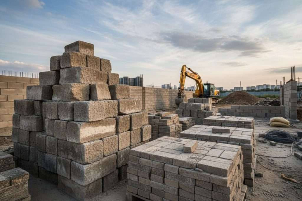 Briques pavés parpaings : le match pour réussir vos travaux