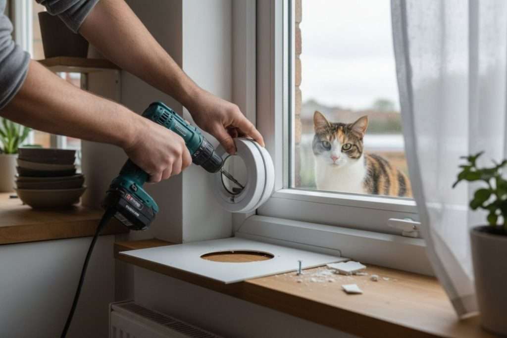 Installez une chatière sans percer votre fenêtre : guide complet