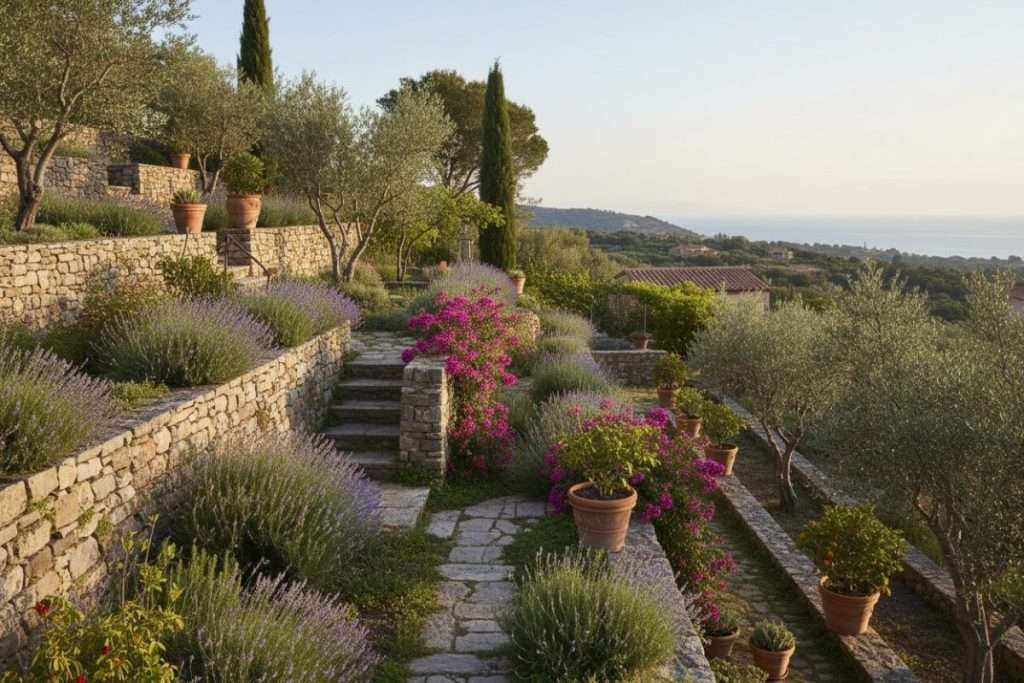 Jardin en restanque : un aménagement paysager méditerranéen