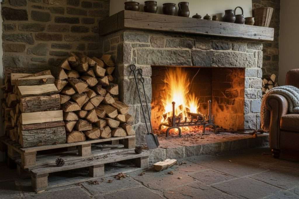 Bois de chauffage en palette : qualité et avantages pour le foyer