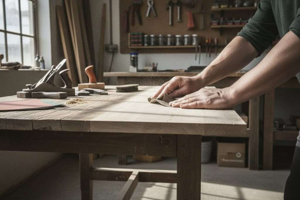 Sabler un meuble en bois : techniques et conseils