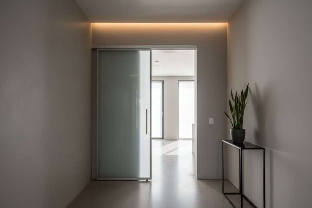 Porte coulissante sans rail apparent : guide complet