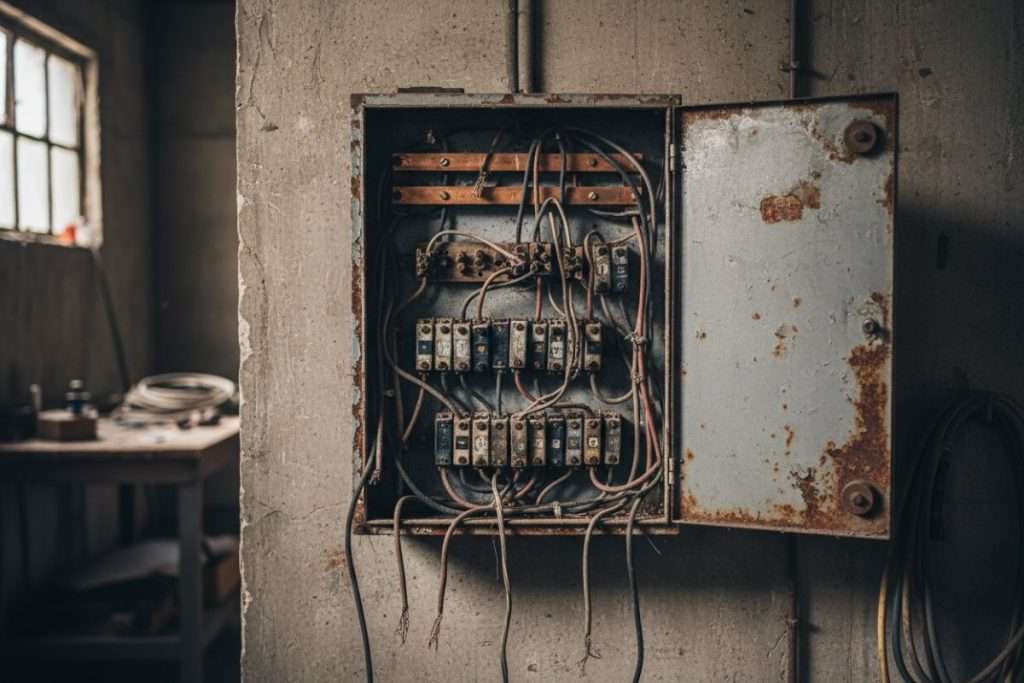 Ancien tableau électrique avec fusible : dangers et mise aux normes
