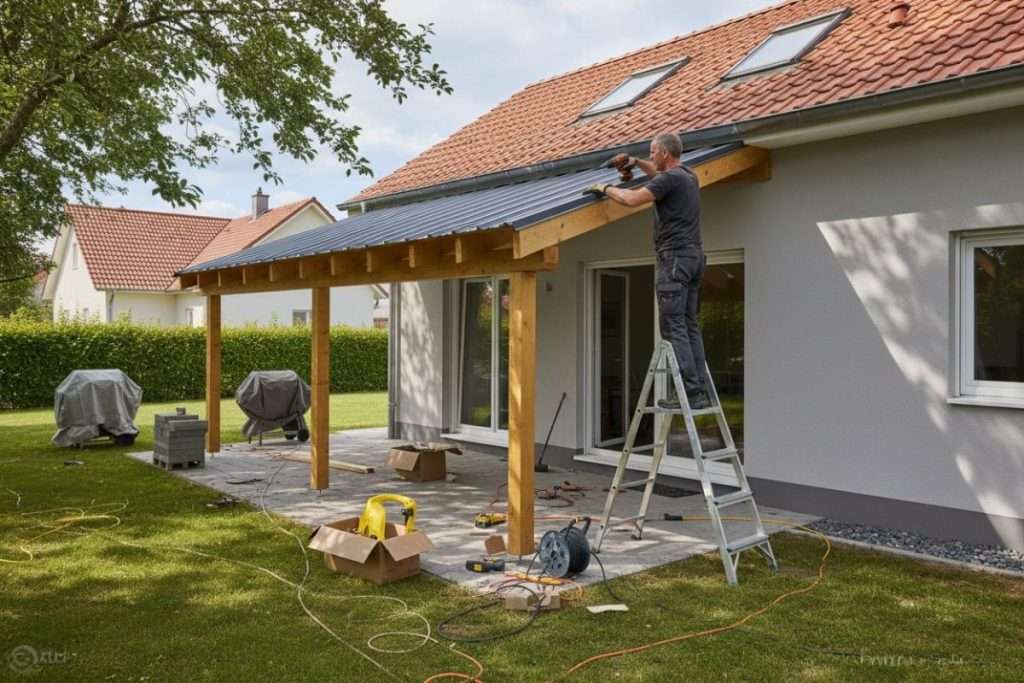 Faire une avancée de toit pour terrasse : guide complet