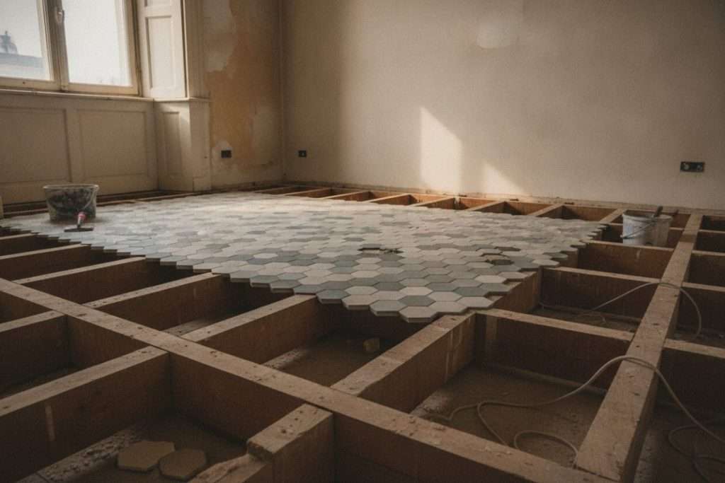 Natte de désolidarisation pour plancher bois : l’alliée de votre carrelage