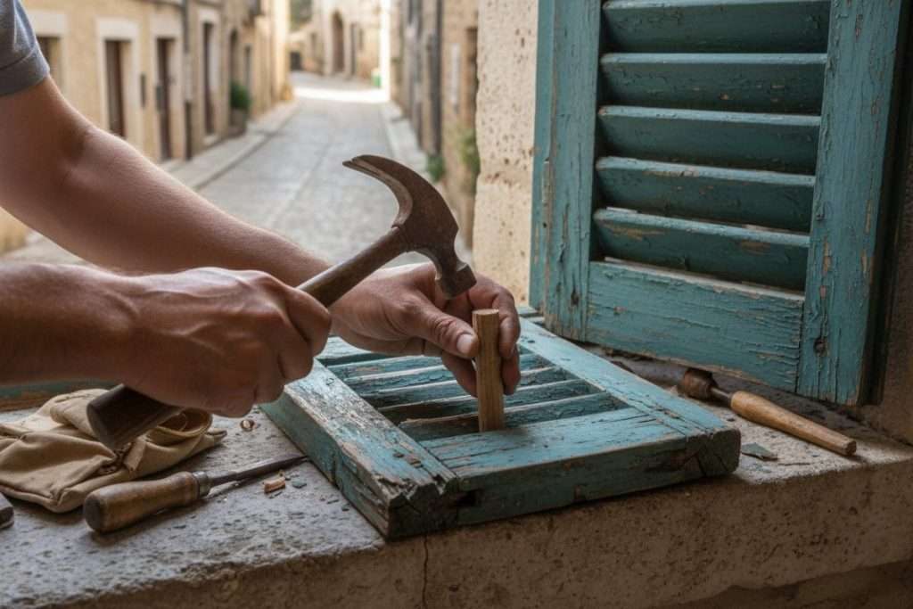 Réparation d’un volet en bois : guide complet