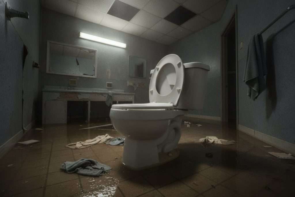 Bloc WC tombé dans les toilettes : que faire ?