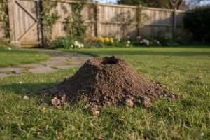 Combien de taupes par galerie vivent dans votre jardin ?