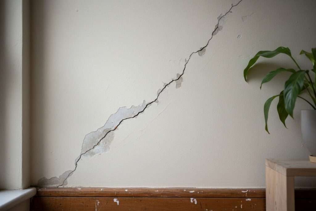 Fissure en escalier : est-elle non structurelle ?