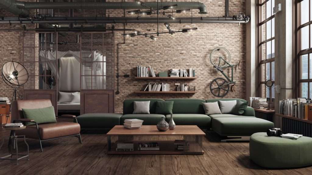 Comment équilibrer mobilier chaleureux et éclairage industriel dans un salon ?